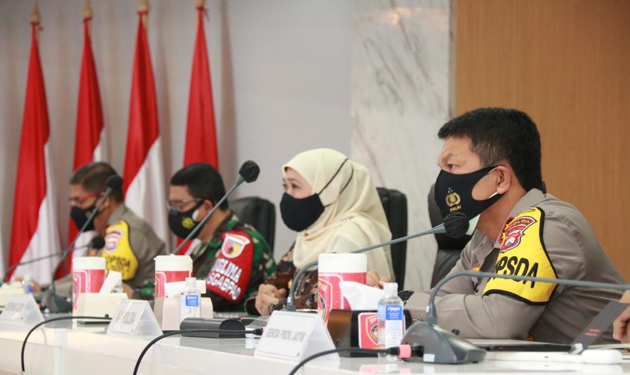 Vidcon Rakor Lintas Sektoral, Diikuti Oleh Menteri Serta Panglima TNI Terkait Persiapan Pengamanan Idul Fitri 1442 H