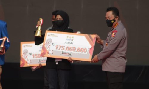 Perwakilan Jawa Timur, Unesa Juara 1 Lomba Orasi Piala Kapolri
