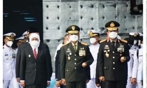 Forkopimda Jatim Ikuti Pelaksaan Upacara Memperingati Hari Dharma Samudera