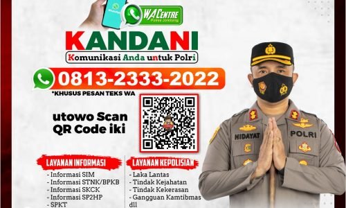 Polres Jombang Luncurkan Layanan Online Lewat WhatsApp