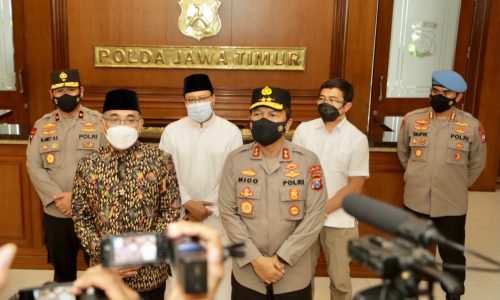 Jelang Harlah NU ke-99, Ketua Umum PBNU Silaturahmi ke Polda Jatim