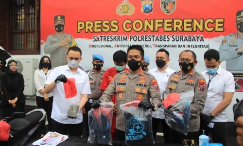 Polrestabes Surabaya Akhirnya Berhasil Ungkap Kasus Pembunuhan Pemilik Toko Kelontong di Surabaya