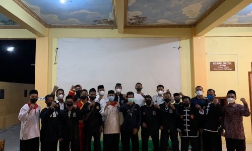 Ciptakan Situasi Kamtibmas yang Kondusif, Kapolres Madiun Cangkrukan bersama Paguyuban Pencak Silat