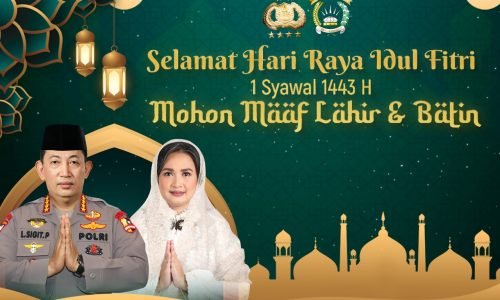 Kapolri Ucapkan Selamat Idul Fitri: Perkokoh Kebersamaan dan Rajut Persatuan Wujudkan Indonesia Tangguh dan Tumbuh
