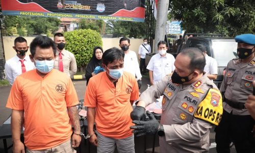 Polres Kediri Kota Berhasil Mengungkap Jaringan Curanmor, Lima Tersangka Diamankan