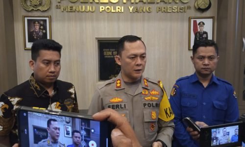 Pelaku Penusukan Istri dan Anak Akhirnya Menyerahkan Diri ke Polres Malang