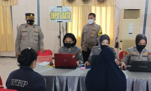 Kejar Target Vaksin Booster, Polresta Malang Kota Gelar Vaksinasi di Lapas