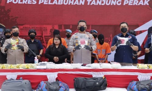 Polres Tanjung Perak Gagalkan Peredaran Narkoba, 3 Tersangka dan 36.27 Kg Sabu Berhasil Diamankan