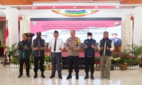 Kapolres Ngawi : Kami Siap Menjaga Ketahanan Lumbung Pangan Nasional