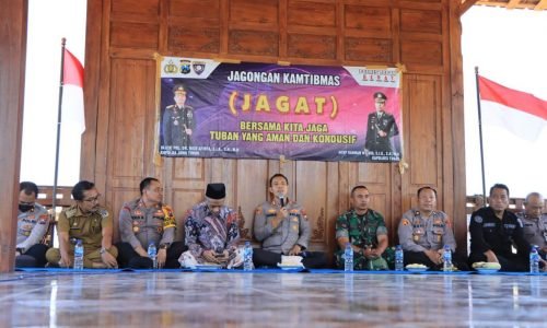 Dengar Aspirasi Masyarakat, Kapolres Tuban Gelar Jagongan Kamtibmas