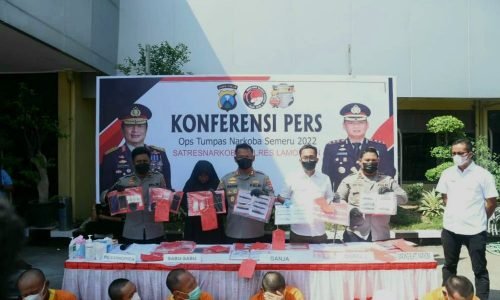 Polres Lamongan Ungkap Kasus Narkoba, 14 Orang Berhasil Diamankan Termasuk 1 Wanita