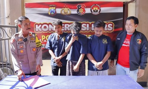 Polres Tanjung Perak Berhasil Menangkap Komplotan Curanmor yang Sempat Viral di Medsos.