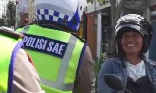Viral… Patroli ‘Polisi Sae’ Polres Nganjuk Tuai Pujian Warganet
