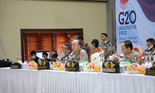 Wakapolri Pimpin Tactical Floor Game, Susun Strategi Pengamanan KTT G20 di Bali