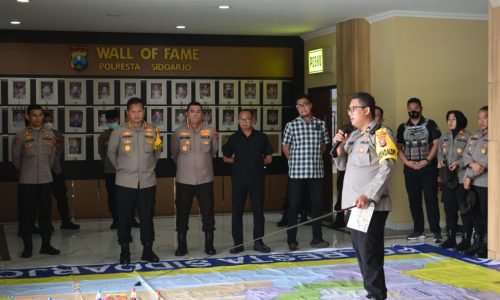 Kapolresta Sidoarjo Pimpin TFG Ops Puri Agung dan Pastikan Kesiapan Pengamanan