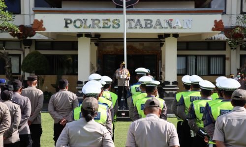 Kapolres Tabanan Ingatkan Anggota Lebih Disiplin Saat Pelaksanaan KTT G20