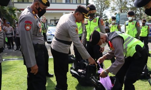 Kapolres Tabanan Berangkatkan 198 Personil Pengamanan KTT G20