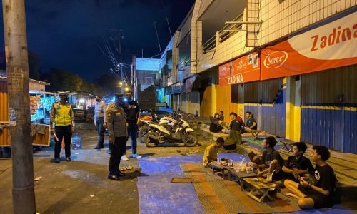 Polres Tulungagung Optimalkan Pamor Keris Strongpoint Malam Hari