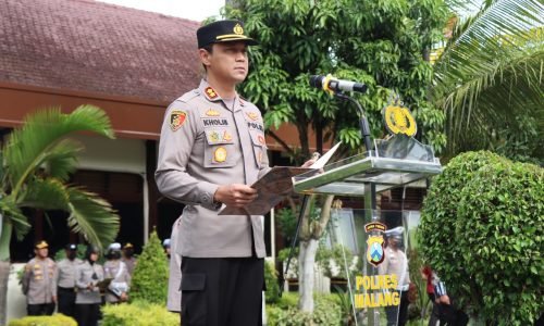 Sebanyak 438 Personel Gabungan Disiapkan Polres Malang Untuk Pengamanan Nataru 2023