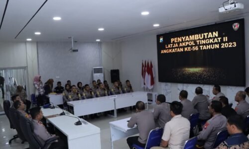 Kapolres Ngawi Beri Wejangan Latja Akpol Saat Latihan Kerja Di Polres Ngawi