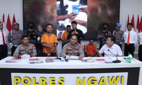 Polres Ngawi Berhasil Amankan Pelaku Pencuri Truk Setelah 6 Jam Menerima Laporan Korban