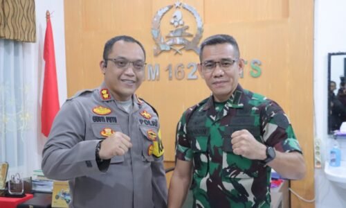 Kapolres TTS dan Dandim 1621/ TTS Pastikan Sinergitas TNI / Polri Di TTS Tetap aman dan Kondusif