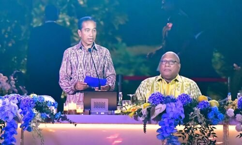 Presden Jokowi Jamu Santap Malam Para Pemimpin dan Delegasi KTT WWF Ke-10 di GWK